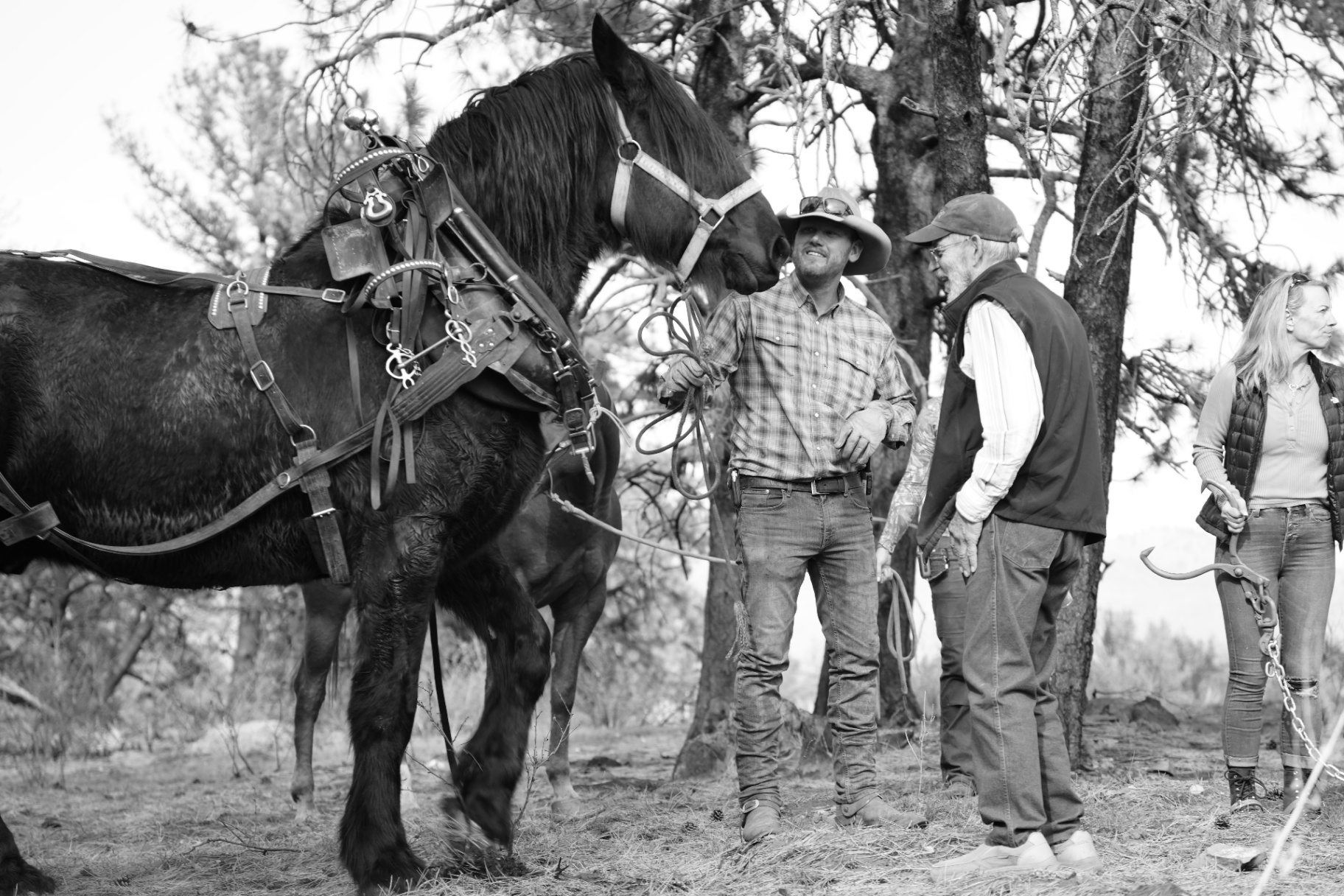 Instructor teaching a student at the ranch